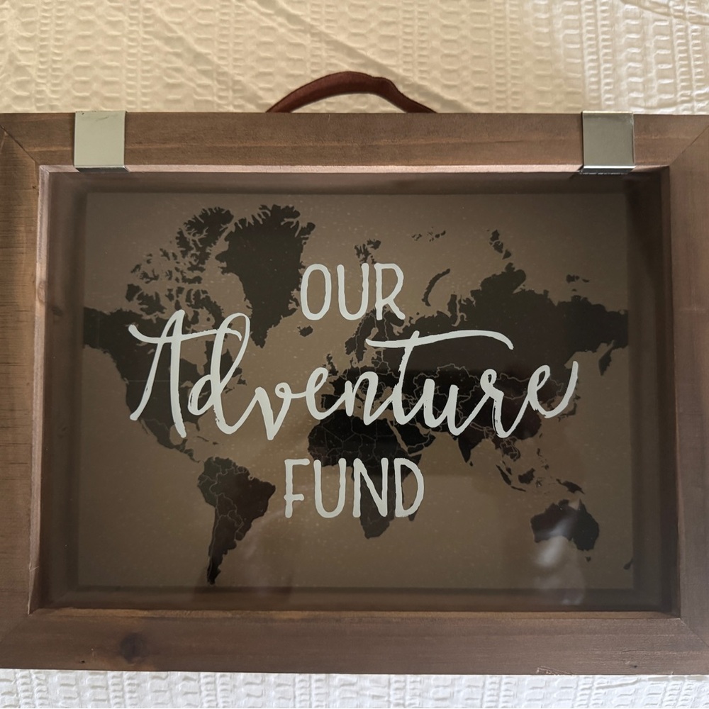 Adventure Fund Piggy Bank Shadow Box
